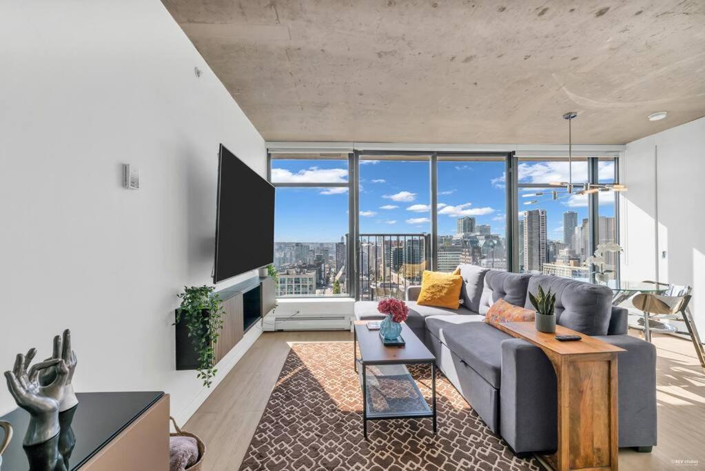 Skyview, 40Th Floor! 2Br Condo In Downtown Vancouver Kültér fotó