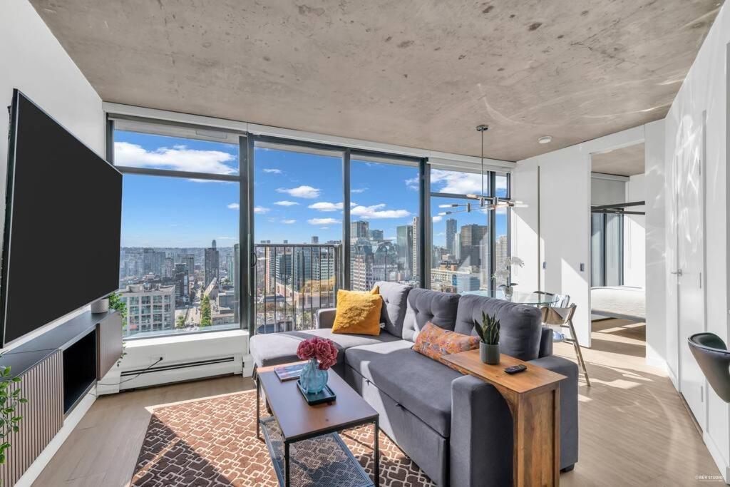 Skyview, 40Th Floor! 2Br Condo In Downtown Vancouver Kültér fotó